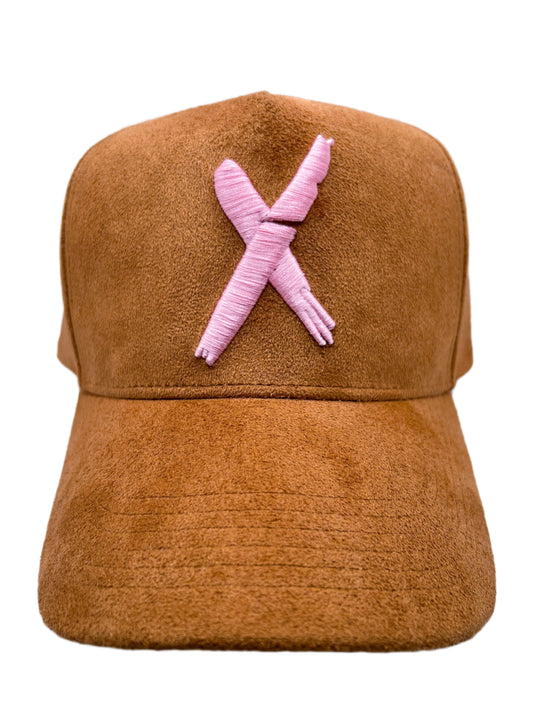 Brown/Pink Suede
