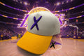 Off White/Purple/Yellow