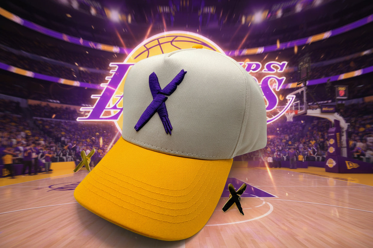 Off White/Purple/Yellow