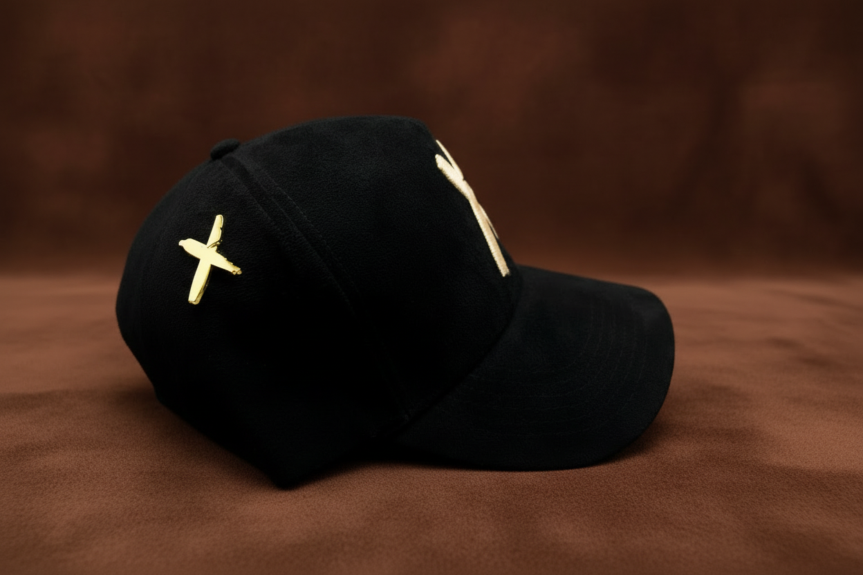 Black/Off-White Suede