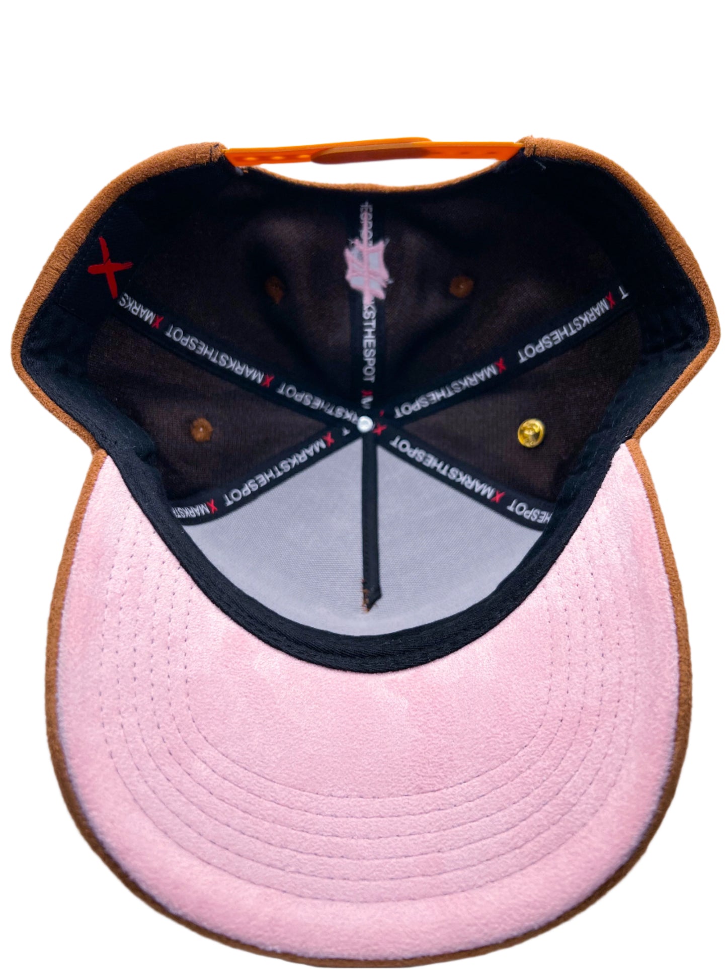 Brown/Pink Suede