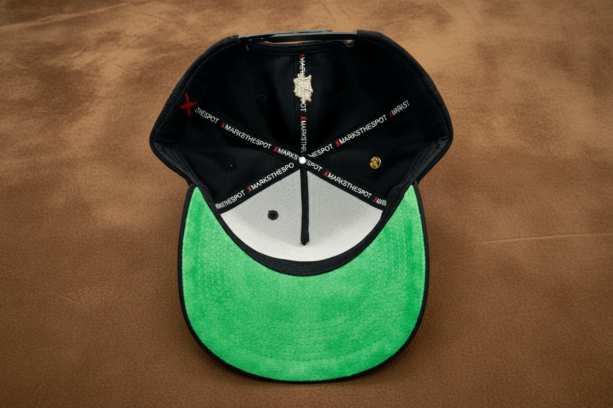 Black/Off-White Suede