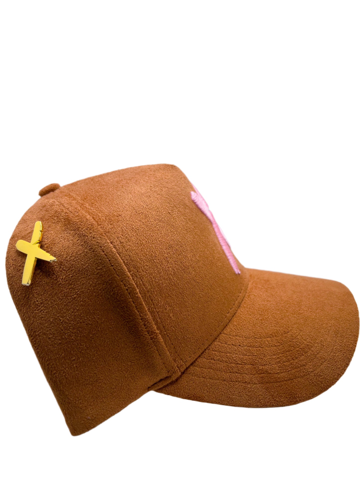 Brown/Pink Suede